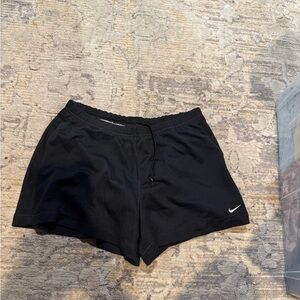 Nike Black Athletic Shorts Lightweight Elastic Waist